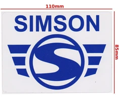 Other SIMSON LOGO MĖLYNAS LIPDUKAS