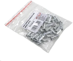Other STIPINŲ ĮSPĖKLIŲ VERŽLIŲ, CHROMUOTŲ, 18x5 mm, RINKINYS, 36 vnt., sriegis 3,3 mm