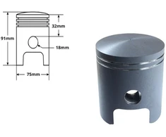 Other Stūmoklinis MZ ETZ 301 75,50 mm NOMINALUS ANODUOTAS SPORTINIŲ DUELLŲ RINKINYS DI