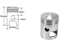 Other Stūmoklis JAWA 350 634 58.75mm 3 SHARP DUELLS KPL. DI