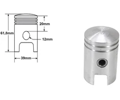 Other Stūmoklis SIMSON SR1 SR2 SR2E KR50 39.00mm SET DE