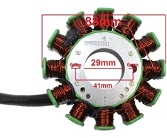 Other UŽDEGIMO DAVIKLIS STATORIUS ATV 150 - BENZHOU DIABLO JONWAY LIFAN LONCIN POLARIS SHINERAY GY6-150 - BARTON BENZHOU KYMCO PEUGEOT QUANTUM ROUTER ROMET SYM ZIPP 12 RITIŲ 157QMJ FUXIN