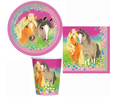 Other Vienkartinių indų rinkinys Pretty Poney (36 vnt.)