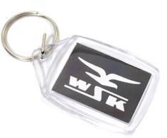 Other WSK raktų pakabukas baltas ir juodas K10