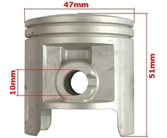 Other YAMAHA JOG 85 CILINDRAS 47mm KAIŠTIS 10mm SU GALVUTE
