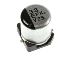 Panasonic BMW E36 E39 E46 E60 E65 SMD ELKO Kondensatorius 105░ 5X5 8MM 941C105K5R5TASD 105K 5 5