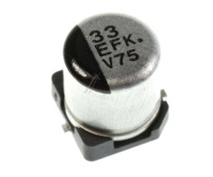 Panasonic BMW E36 E39 E46 E60 E65 SMD ELKO Kondensatorius 105░ 5X5 8MM 941C105K5R5TASD 105K 5 5