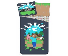 "Minecraft" patalynės užvalkalas 140×200 cm, 70×90 cm