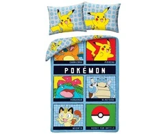 Pokémon Ready for Battle patalynė 140×200 cm, 70×90 cm