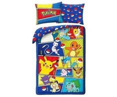 Pokemonų patalynė 140×200 cm, 70×90 cm