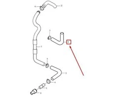 PCV vožtuvas variklio alkūninis dangtis kvėpavimo žarna originali Volvo C30 C70 S40 V50 XC60
