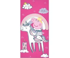 Peppa Pig Vienaragis vonios rankšluostis, paplūdimio rankšluostis 70x140cm