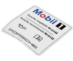 Porsche 718 991 992 Mobil 1 Aitvaros Lipdukas Originalus 7PP010786T