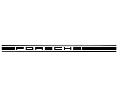 Porsche 911 2.2 E 2.2 S 2.3 E Kairės Juodos Lipdukas Originalus 90155931961