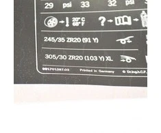 PORSCHE 911 991 Naujas originalus lipdukas 99170128703 2016