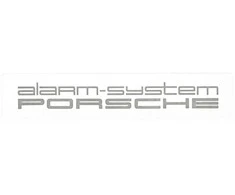 Porsche 911 993 Alarm Window Sticker Genuine 91170125000
