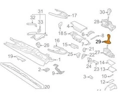 PORSCHE 911 997 Rankinė 6 pavarų perjungimo rankenėlė 99742407550FOU NEW GENUINE