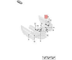 Porsche 911 Carrera 2019 2023 SWITCH Matinė juoda Originalus 992959858S6N3