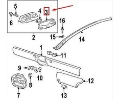 Porsche 911 Carrera Boxster Difuzoriaus objektyvas Originalus 99663215310
