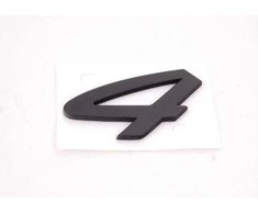 Porsche 911 Carrera emblema juoda, skirta deniniam dangčiui, originali 9645592410070C