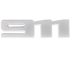 Porsche 911 Carrera Targa Galinės Emblema Sidabrinė Sporto Dizaino Paketas Originalus 992853675HOU2