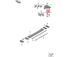 Porsche 911 GT3 RS Galinis Spoileris Originalus 9GT898533C