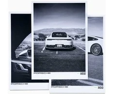 Porsche Plakatu Rinkinys AHEAD 1 Pietvakariu Originalus WAP0929010RPSA