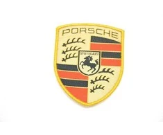 PORSCHE Audinio Siuvinėtas Spalvotas Emblema - Sėdynės Kombinezonai Paltas Originalus WAP10706714
