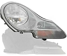 Porsche Boxster 986 1997 2004 Pagrindinis Priekinis Žibintas Originalus 98663113217