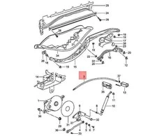 Porsche Boxster 987 98 2005 2008 Aukščiausias Kabelis Variklis Prie Transmisijos Originalus 98656171703