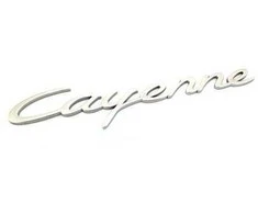 Porsche Cayenne 958 2011 - Galinė bagažinės emblema, emblema su užrašu Originalus