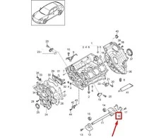Porsche Cayenne E2 Macan Sandarinimo Dangtelis Originalus 95810140701