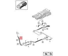 Porsche Cayenne E3 9Y Aušinimo Vandens Vamzdis Originalus PAB12107110