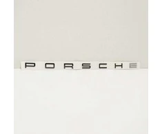 Porsche Cayenne Galinis Emblemas P O R S C H E Ženklelis Chromo Išvaizda Originalus