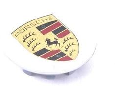Porsche Cayman Boxster Didelė Spalvota Herbinė Centrinė Dangtelis Originalus 00004460601