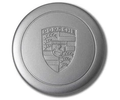 Porsche Fuchs 3 Prong Ankstyvas Sidabrinis Lydinio Ratas Metalinis Centrinis Dangtelis Originalus