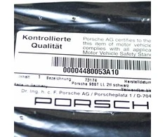PORSCHE Grindų kilimėlių rinkinys - juodas 00004480053A10
