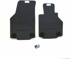 PORSCHE Grindų kilimėlių rinkinys - juodas 00004480053A10