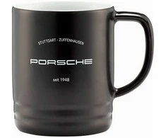 "Porsche" juodas didelis puodelis