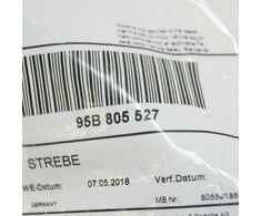 Porsche Macan 95B 2014 2019 Kairysis Intercoolerio Strut Originalus 95B805527