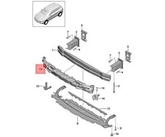 Porsche Macan 95B Plastikinis Putos Juostelė Originalus 95B807550C