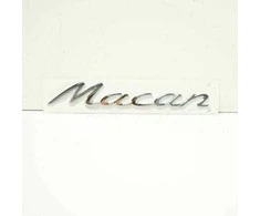 Porsche Macan Galinės bagažinės chromuotas Macan užrašas emblema originali 95B853675
