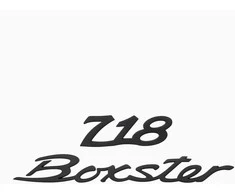 Porsche Magnetinių Užrašų Rinkinys 2 718 Boxster Originalus WAP0502070PBXT