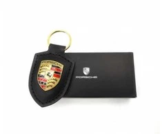 "Porsche" odinis raktų pakabukas raktų pakabukas emblema juodas herbas originalus WAP0500900E
