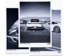 Porsche Plakatu Rinkinys AHEAD 1 Pietvakariu Originalus WAP0929010RPSA