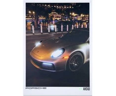 Porsche Plakatu Rinkinys AHEAD 4 Pietvakariai Originalus WAP0929040RPSA