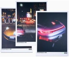 Porsche Plakatu Rinkinys AHEAD 4 Pietvakariai Originalus WAP0929040RPSA