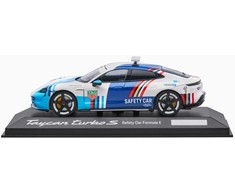 PORSCHE Porsche Taycan Turbo S saugos automobilio miniatiūra 1:43