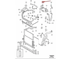 Porsche Volvo C30 2008-2013 HVAC šildymo žarna originali 30636952