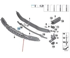 Priekinis Stabdžių Atramu BMW 3 F30 F31 51117396916 Originalus 51117396916